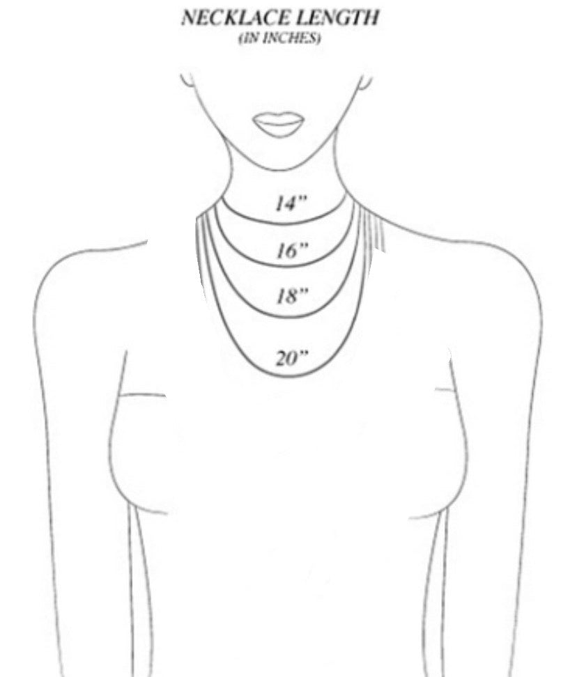 Labradorite Smiley Necklace