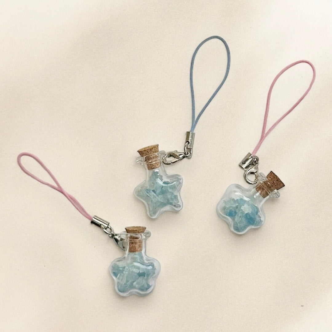 Star Amazonite Crystal Phone Charm