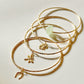 Lucky charm bangle set