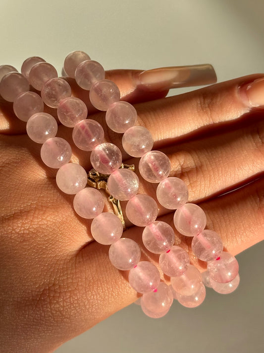 Rose Quartz Stretch Bracelet