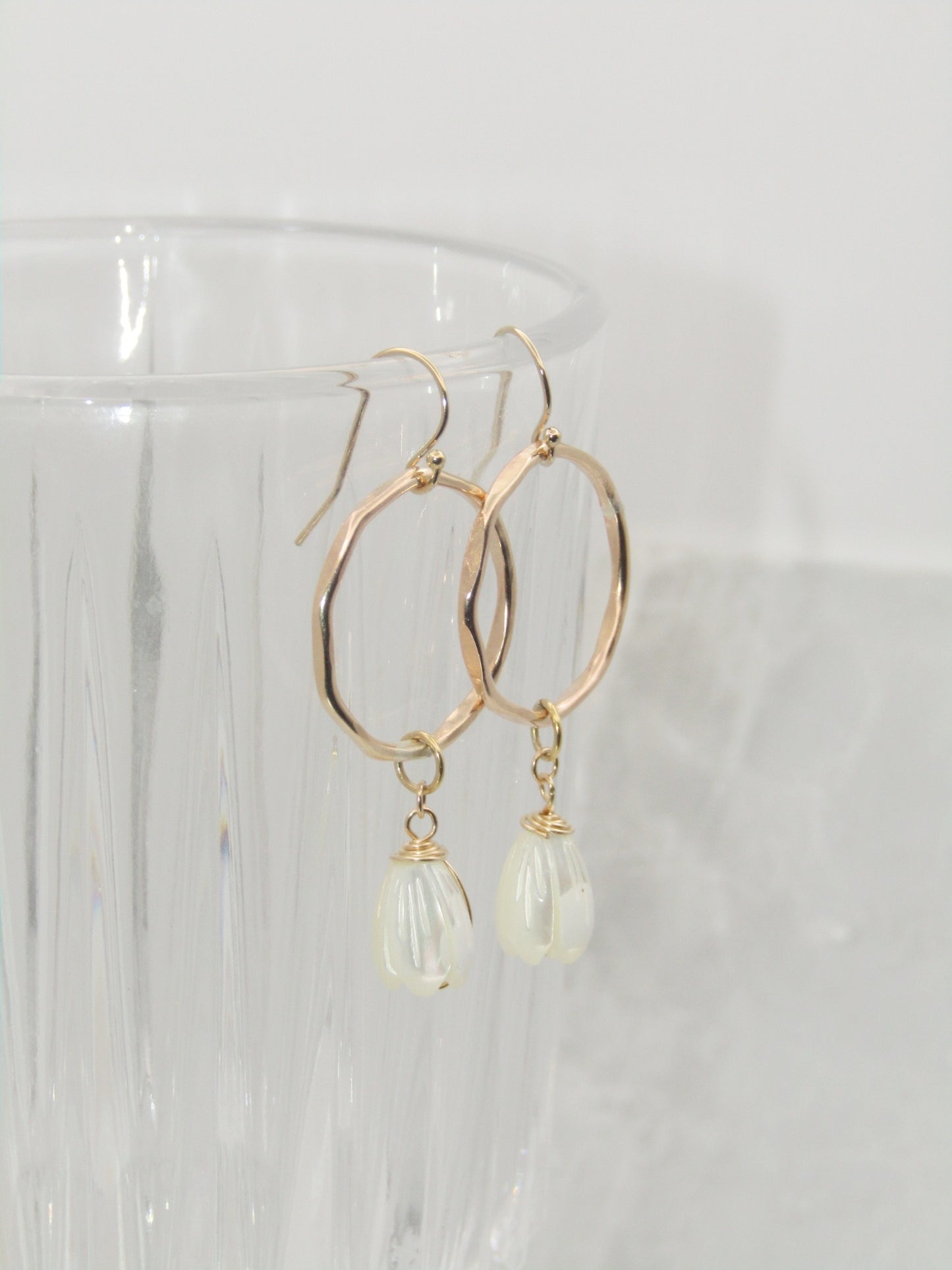 Pikake Bud Hoop Earrings