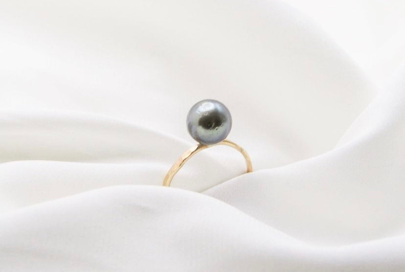 8-9mm Tahitian Pearl Ring